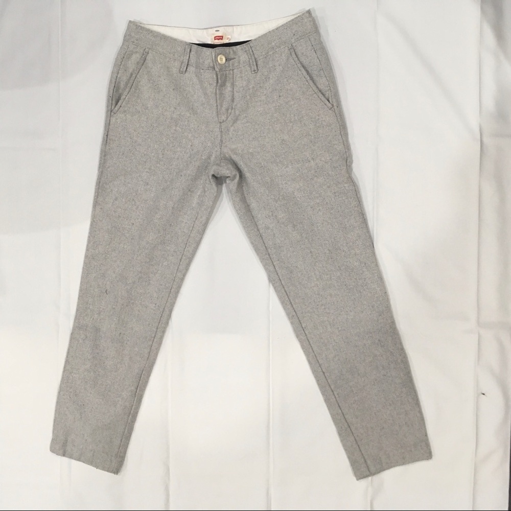 Wool blend pants